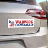 Warwick Democrats Basic Car Magnet