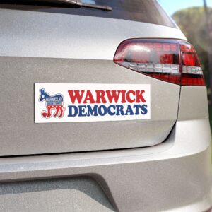 Warwick Democrats Basic Car Magnet