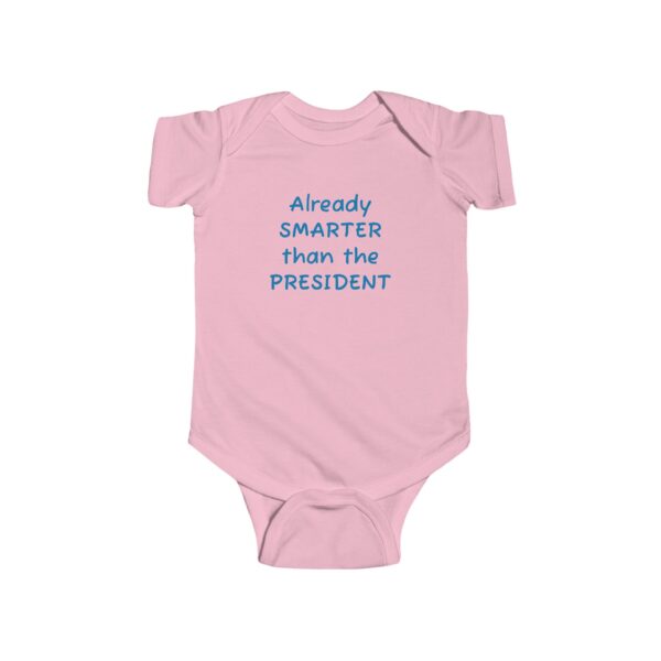 Smarter than Trump Infant Fine Jersey Bodysuit - Image 22