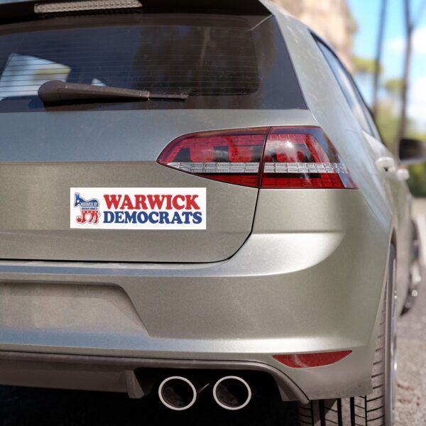 Warwick Democrats Basic Car Magnet - Image 4