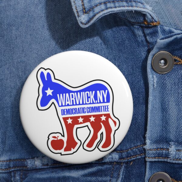 Warwick Democrats Basic Logo Button - Image 4