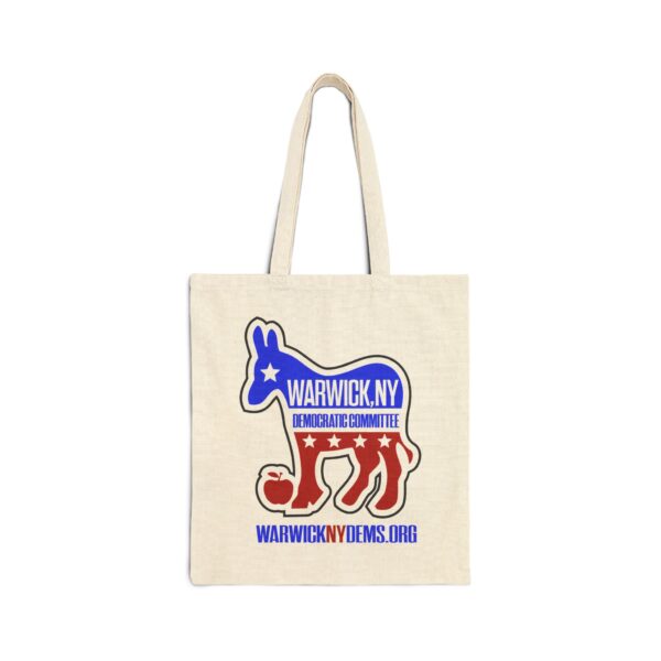 Warwick Democrats Canvas Tote Bag - Image 2