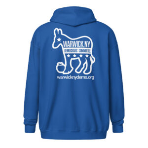 Warwick Democrats Zip-Front Hoodie (Unisex)