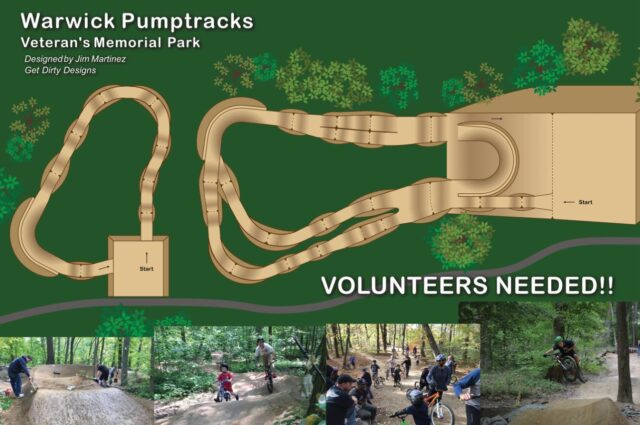 Warwick Lions need help building a pump track