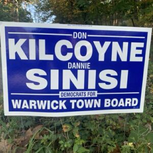 Kilcoyne-Sinisi Yard Sign