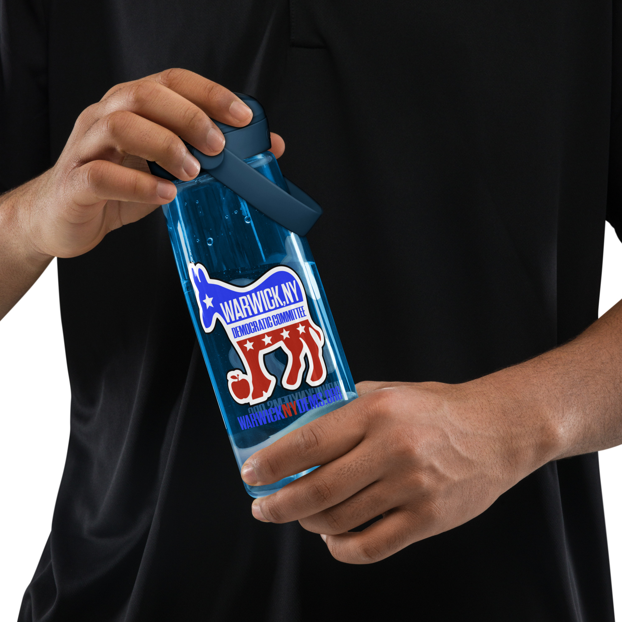 Flip straw water bottle - Image 4